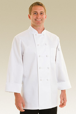 Picture of Chef Works - CBCC - Colmar White Basic Chef Coat